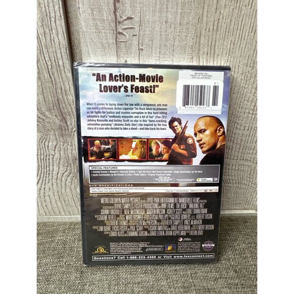 Walking Tall DVD Featuring The Rock Action Packed True Story Drama - Picture 2 of 2